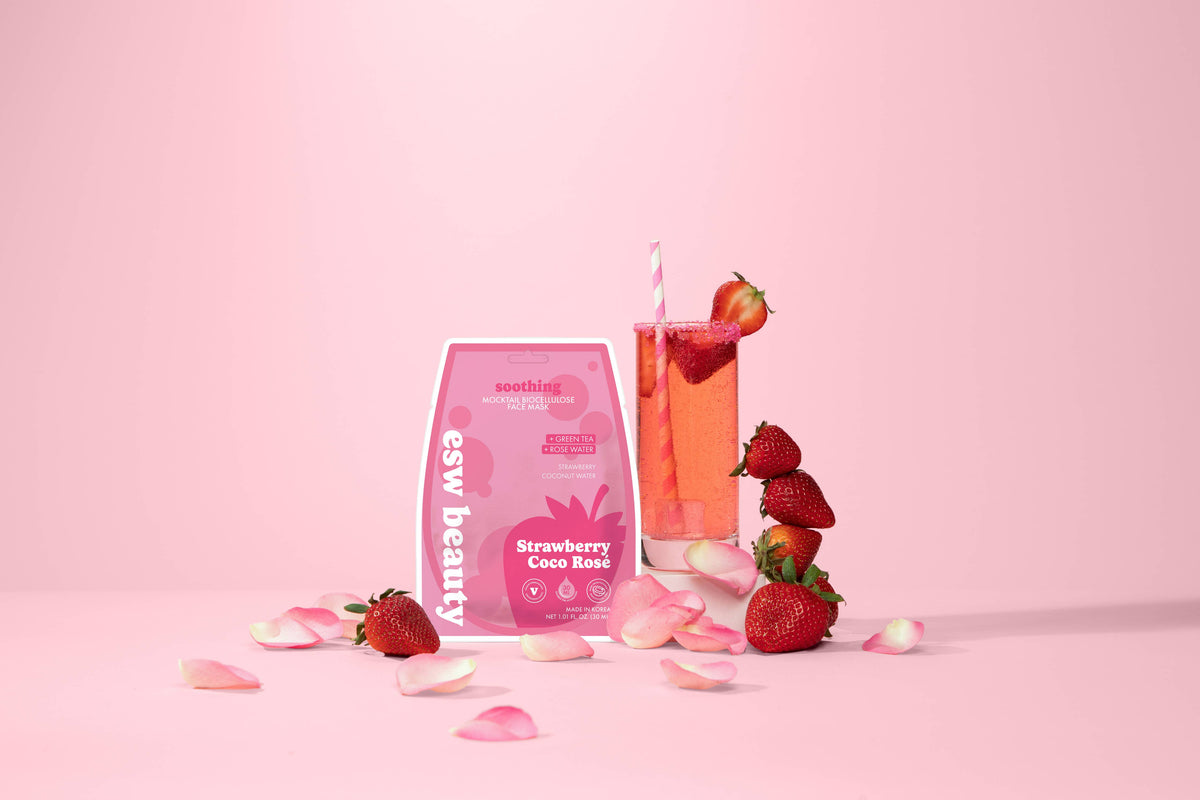 Strawberry Coco Rosé Soothing Biocellulose Sheet Mask