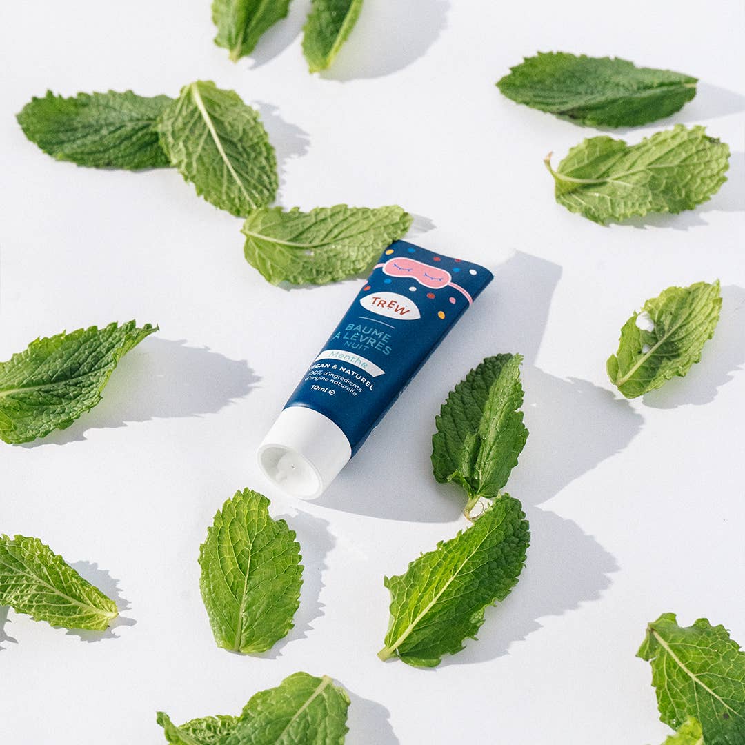Mint Overnight Lip Balm – Natural Vegan Lip Treatment