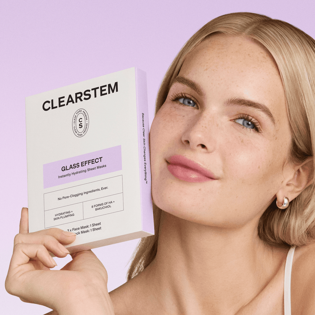 GLASS EFFECT® Instant Hydrating Face + Neck Sheet Mask | Deep Hydration + Barrier Support