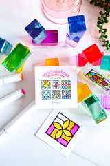 Whimsical Windows Mini Coloring Book | Pocket-Sized Coloring Book for Adults