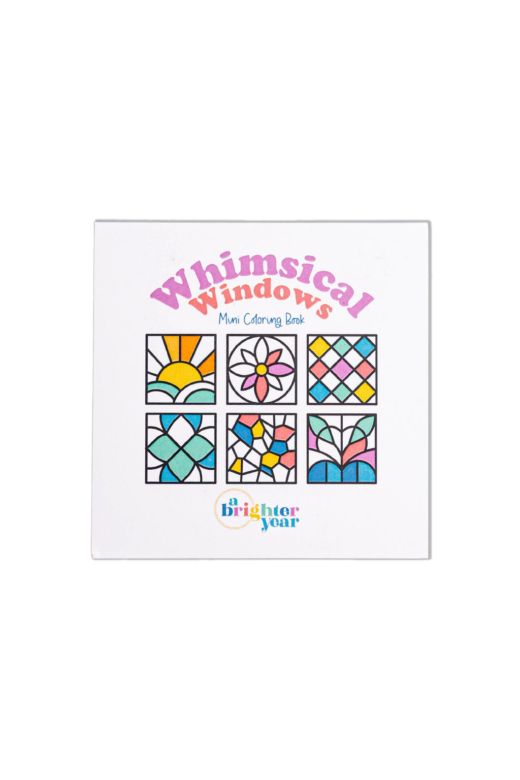 Whimsical Windows Mini Coloring Book | Pocket-Sized Coloring Book for Adults