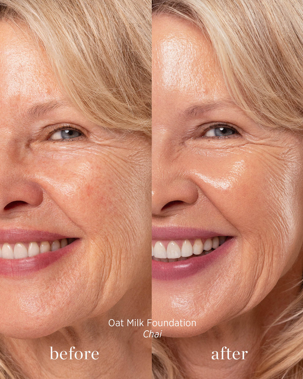 Oat Milk Natural Dewy Liquid Foundation | Lightweight Buildable Coverage