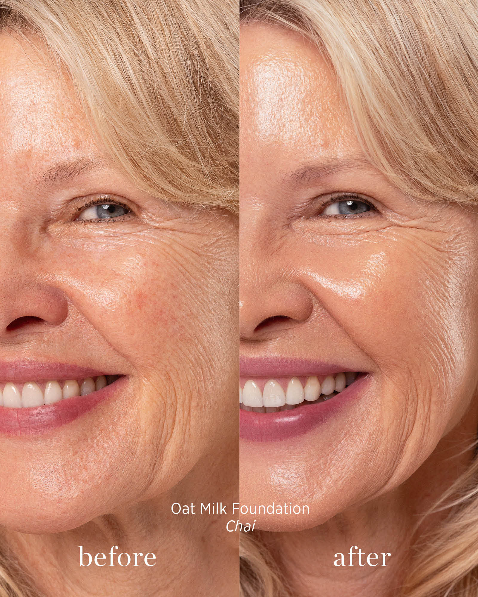 Oat Milk Natural Dewy Liquid Foundation | Lightweight Buildable Coverage