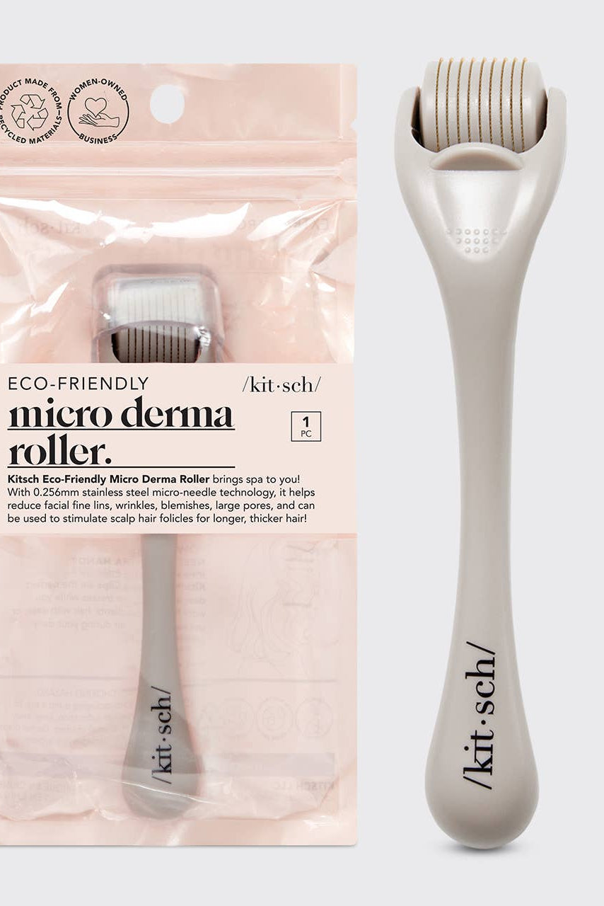 Micro Derma Facial Roller in Warm Gray Color