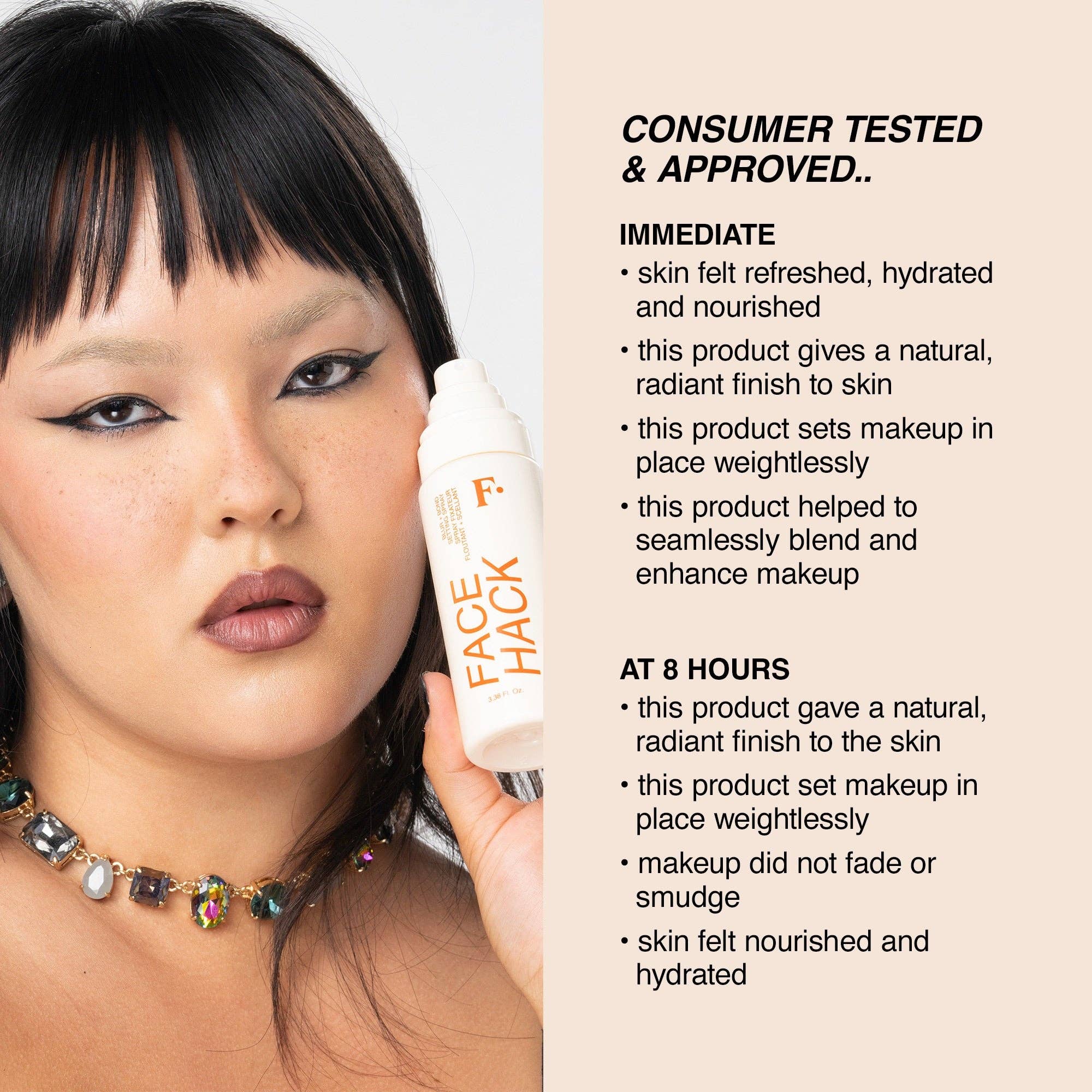 FACE HACK Blurring + Bonding Setting Spray