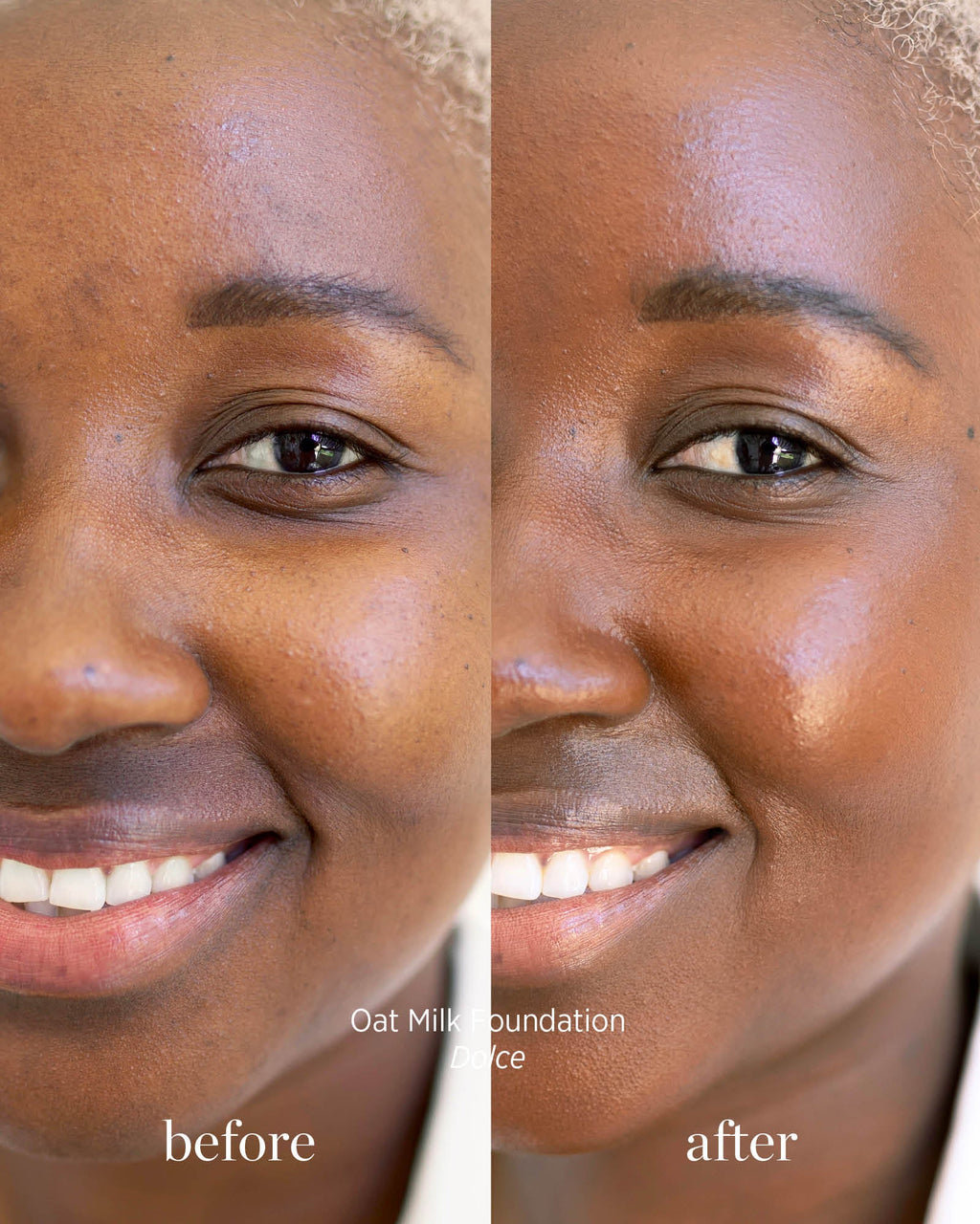 Oat Milk Natural Dewy Liquid Foundation | Lightweight Buildable Coverage