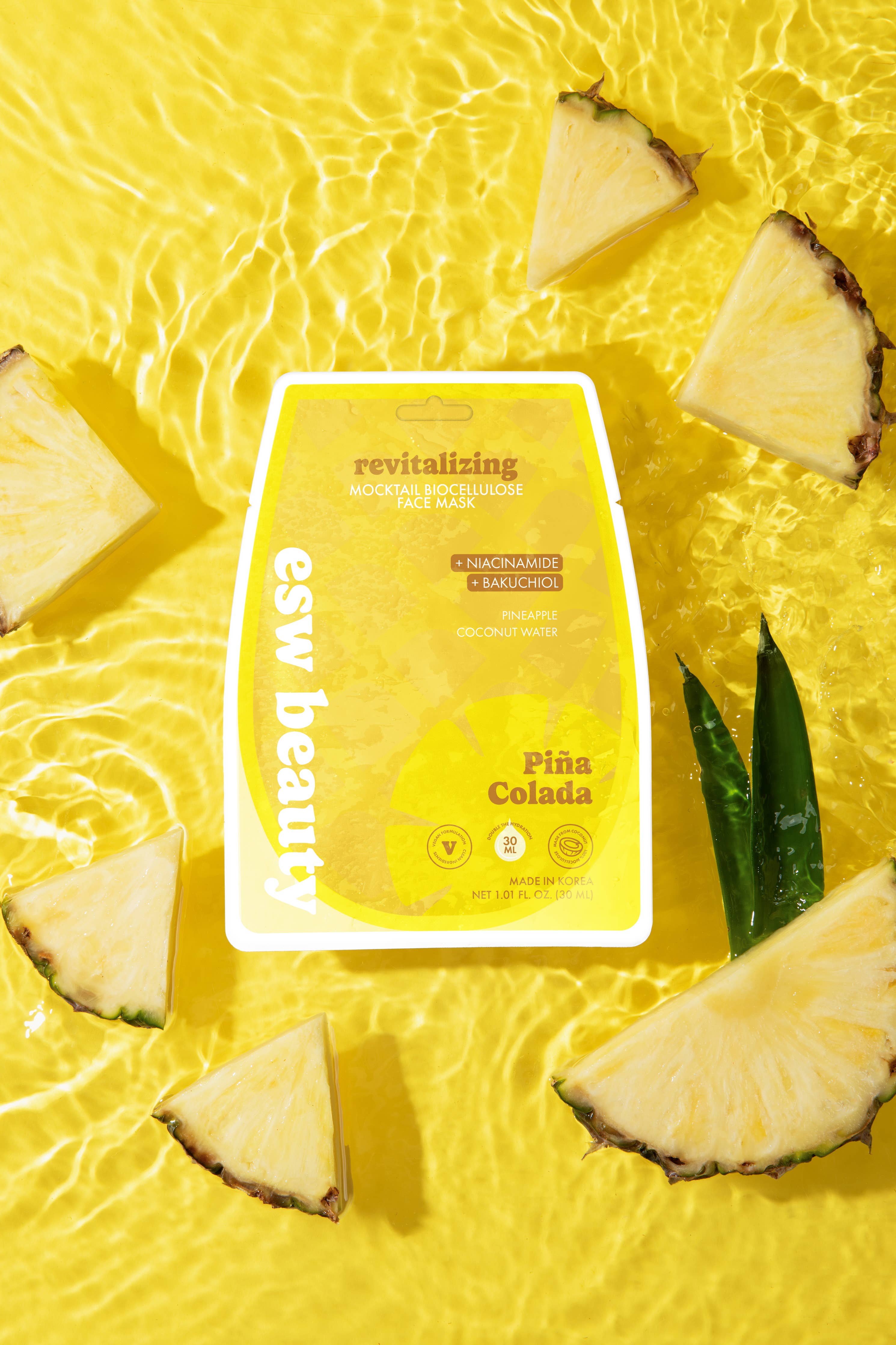 Piña Colada Revitalizing Biocellulose Sheet Mask
