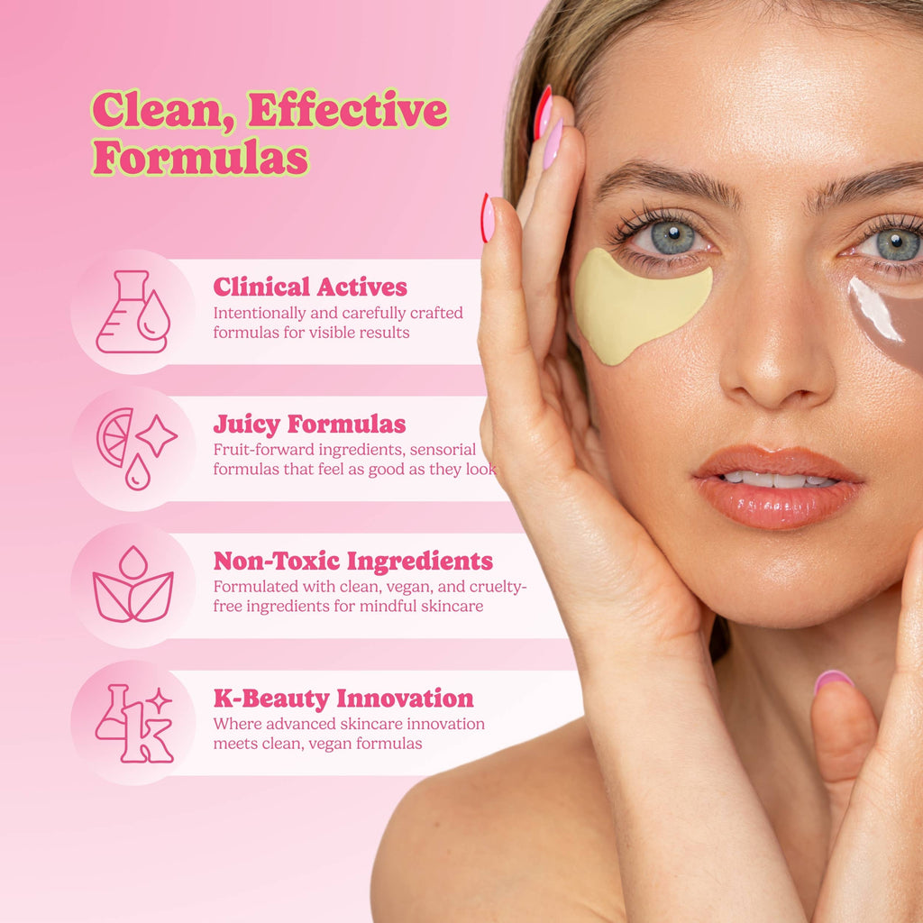 Strawberry Matcha Latte Depuffing & Hydrating Eye Patches