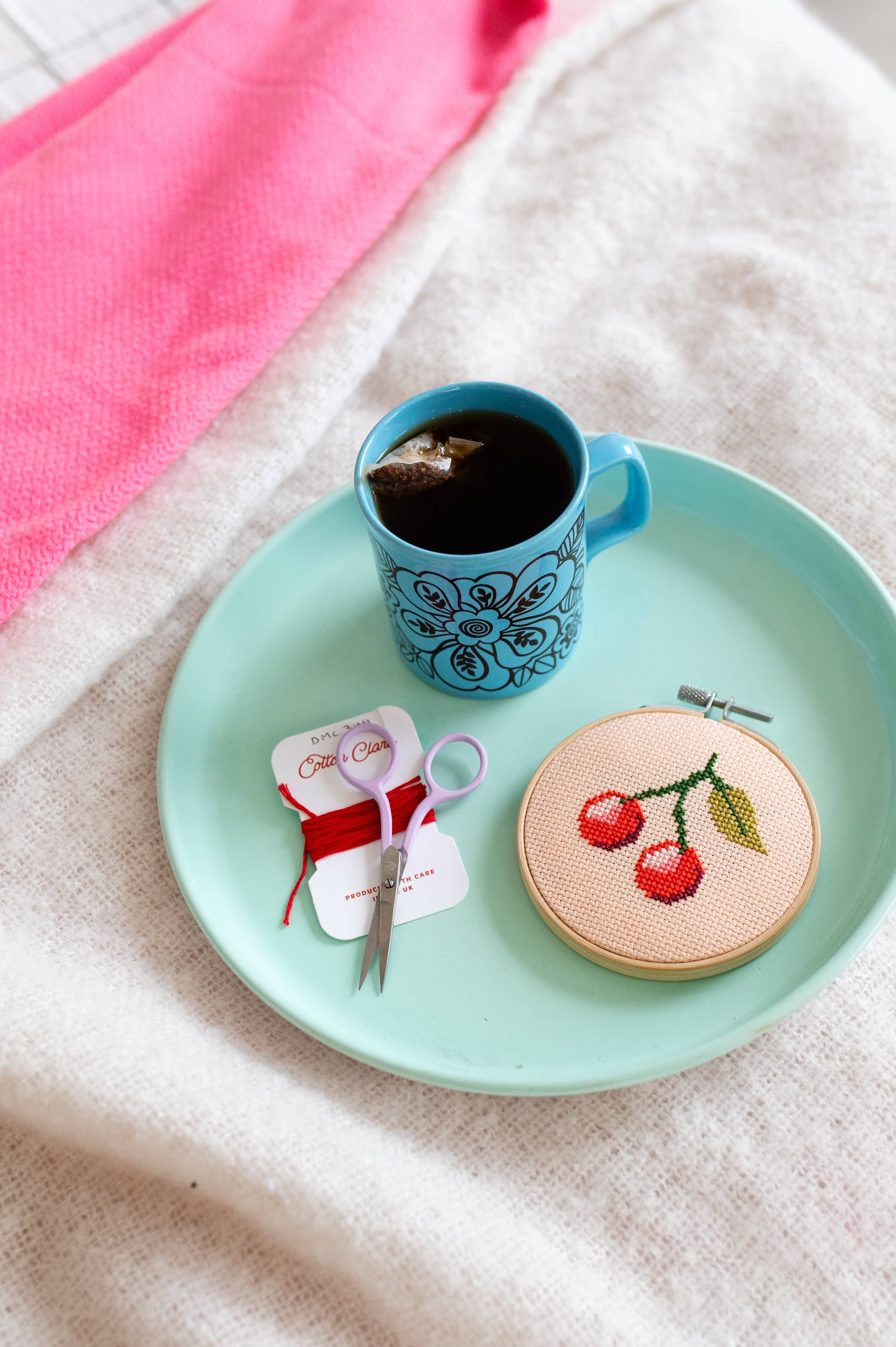 Cherry Cross Stitch Kit