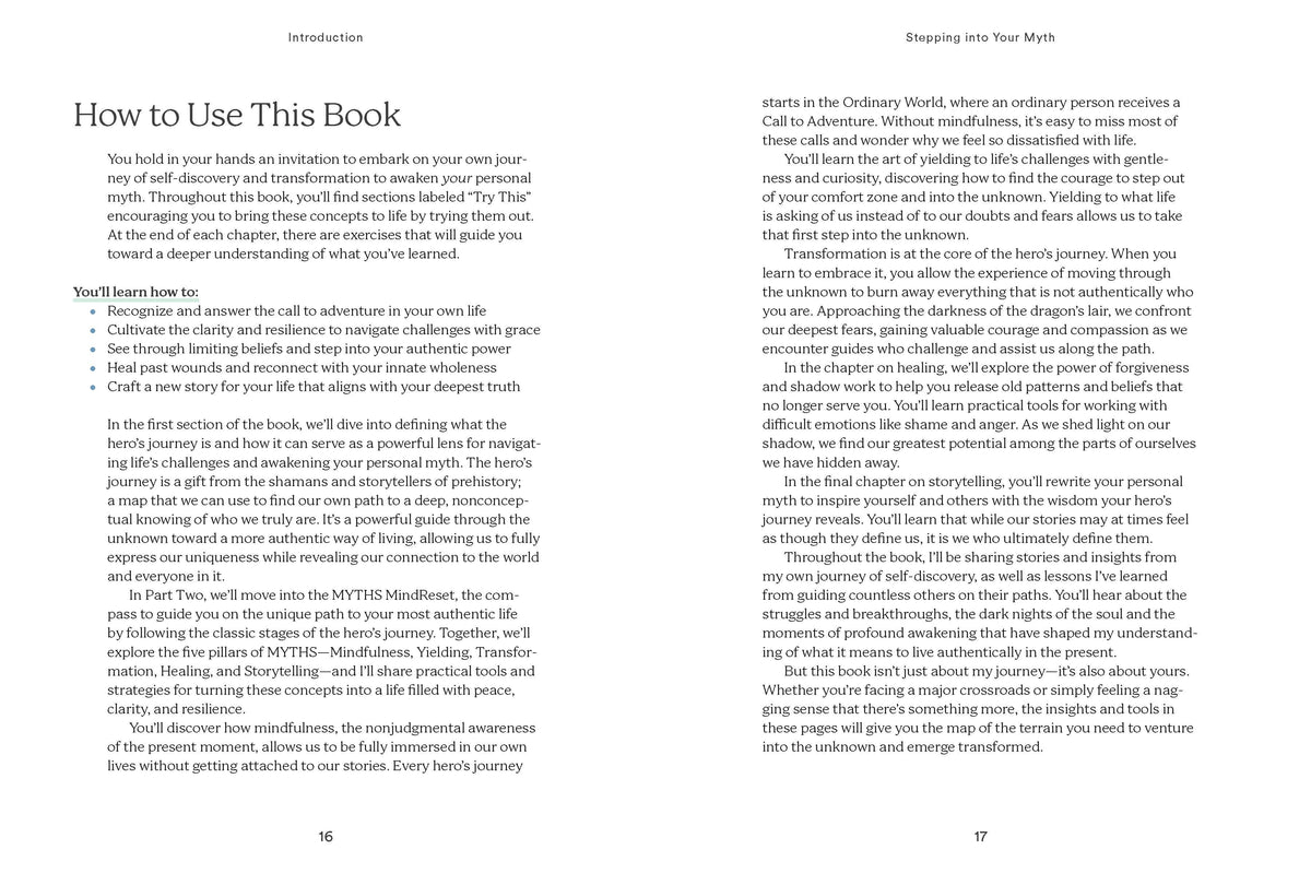 Awaken Your Myth Self Discovery Book