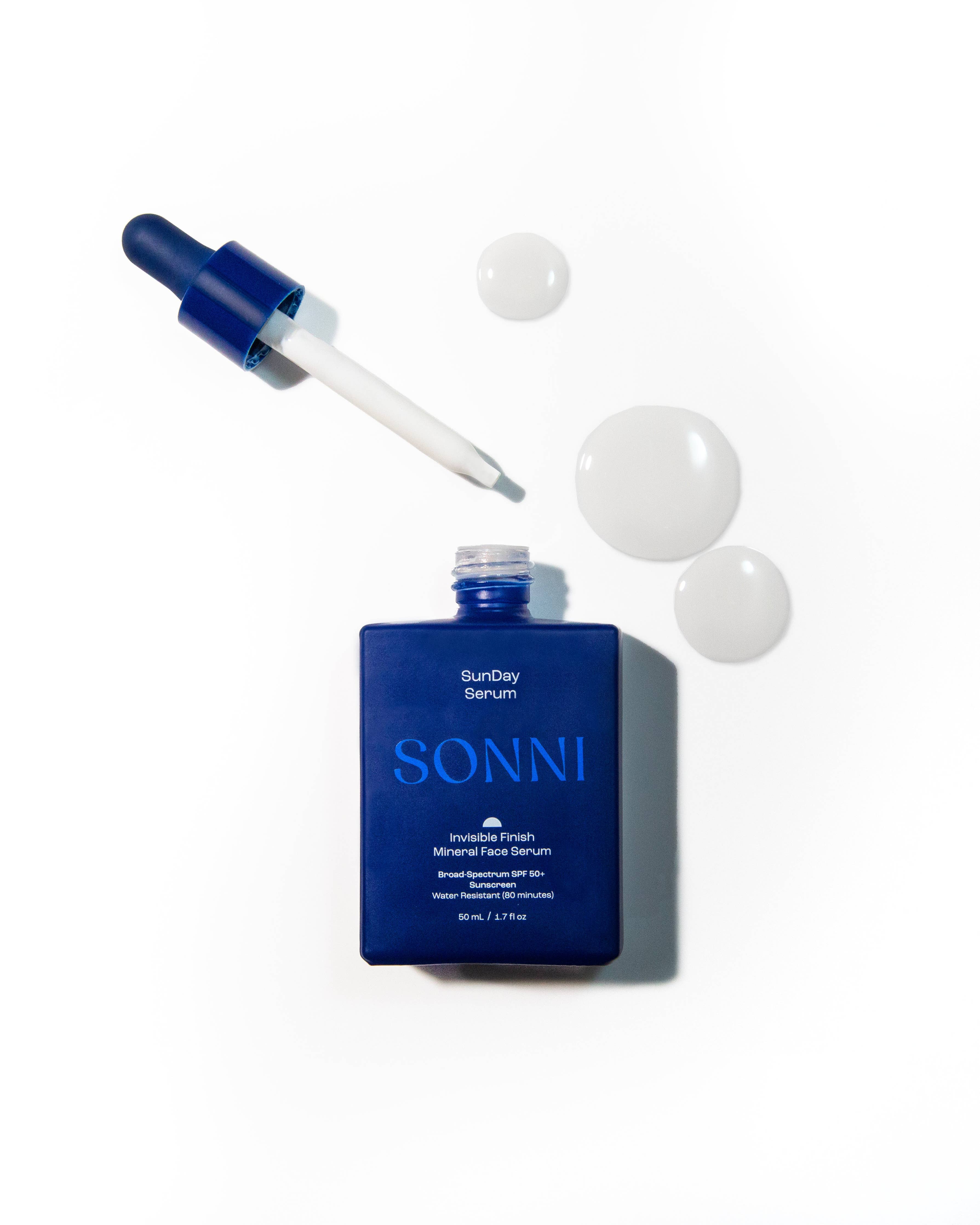 SunDay Mineral Serum SPF 50+ | High-Protection Mineral Face Sunscreen Serum