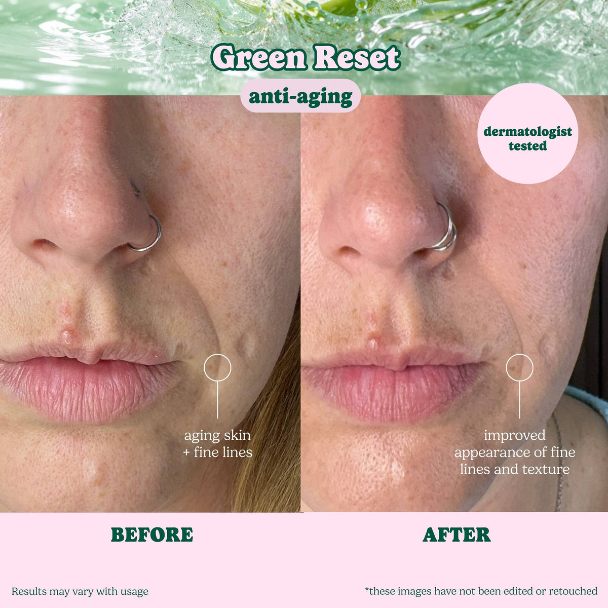 Green Reset Anti-Aging Raw Juice Mask
