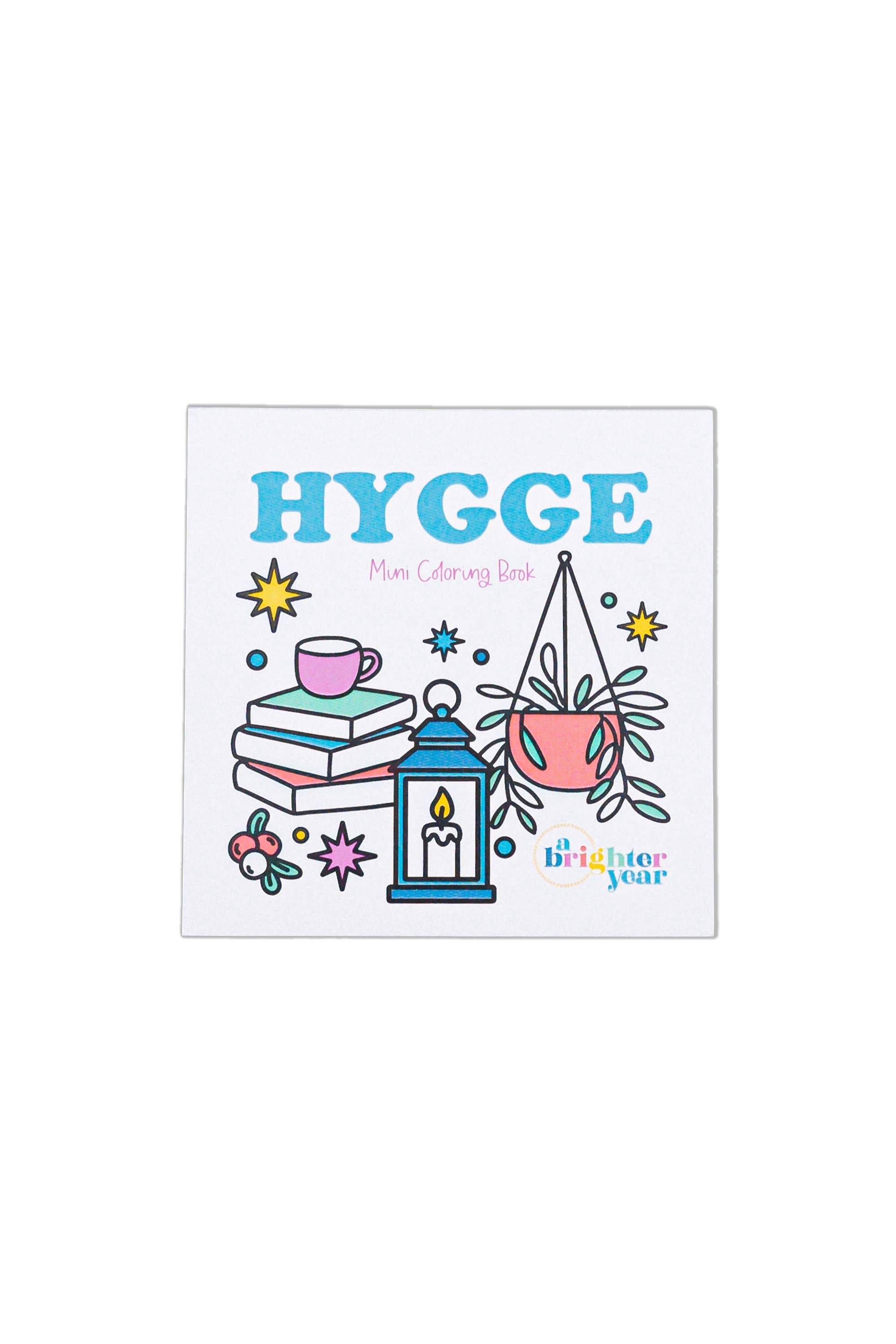 Hygge Mini Coloring Book | Pocket-Sized Coloring Book for Adults