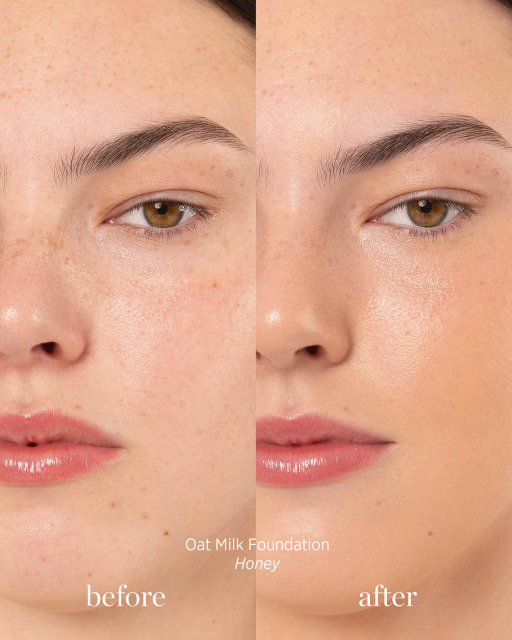 Oat Milk Natural Dewy Liquid Foundation | Lightweight Buildable Coverage