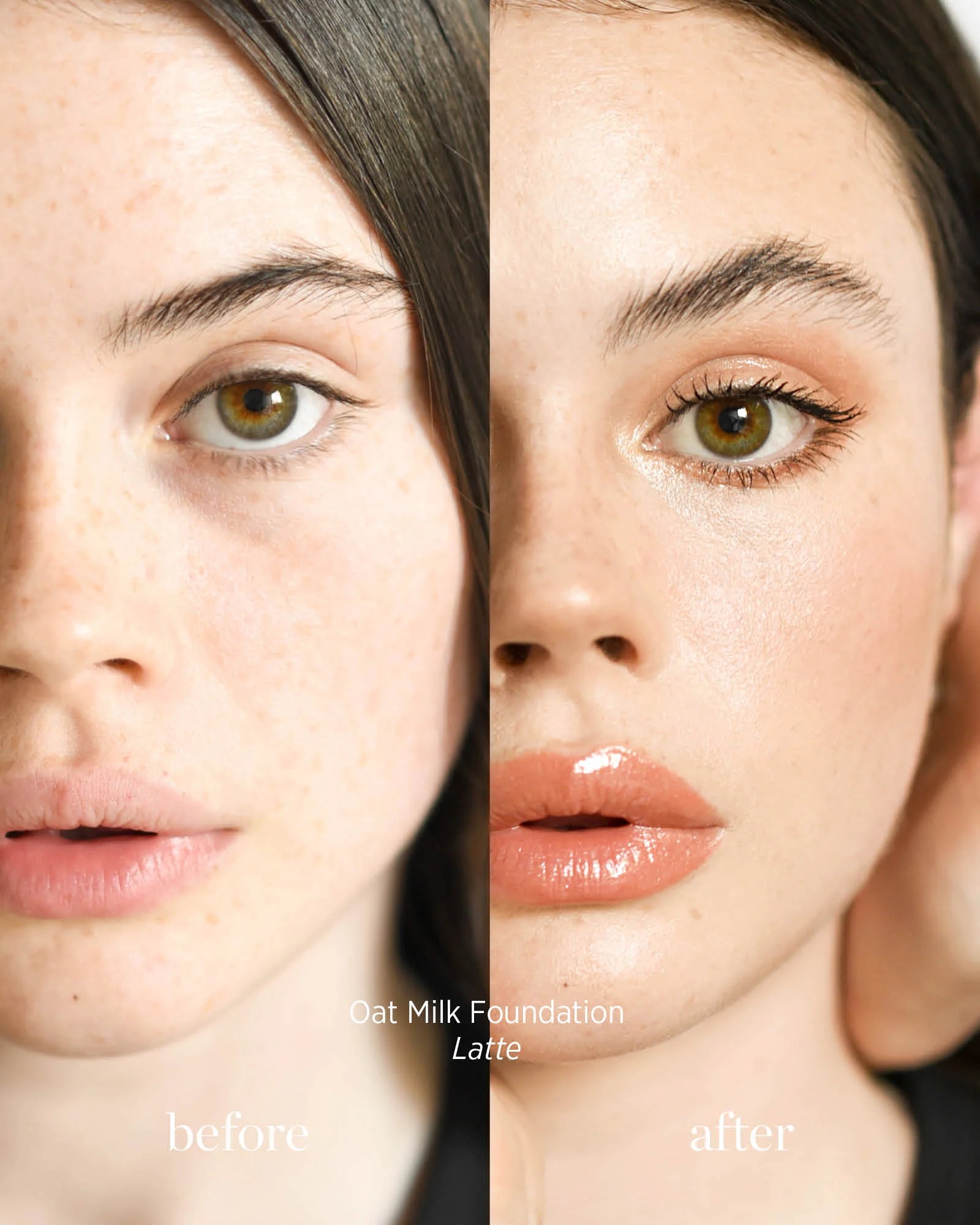 Oat Milk Natural Dewy Liquid Foundation | Lightweight Buildable Coverage