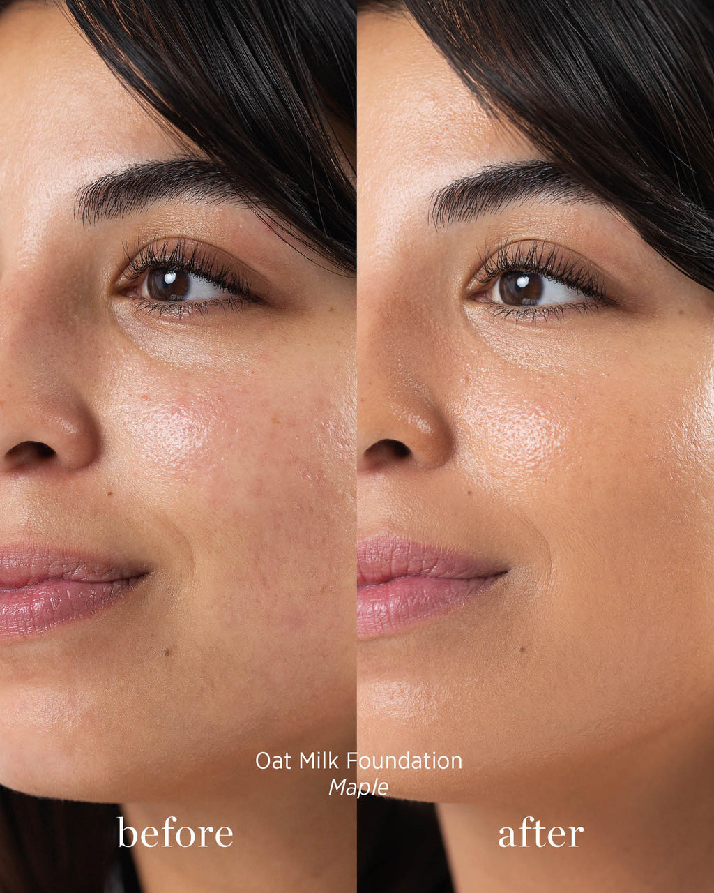 Oat Milk Natural Dewy Liquid Foundation | Lightweight Buildable Coverage