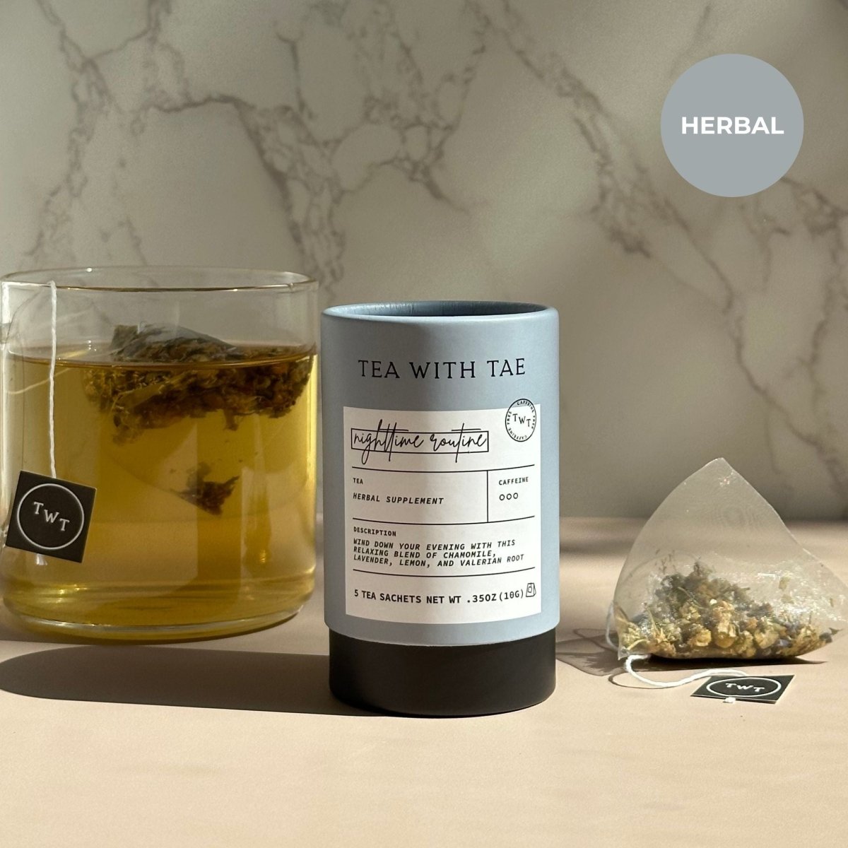 Night Time Routine Mini Tea Tube