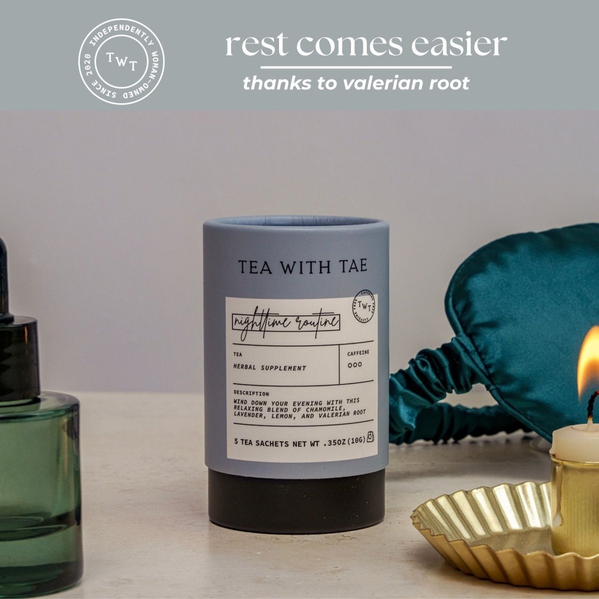 Night Time Routine Mini Tea Tube