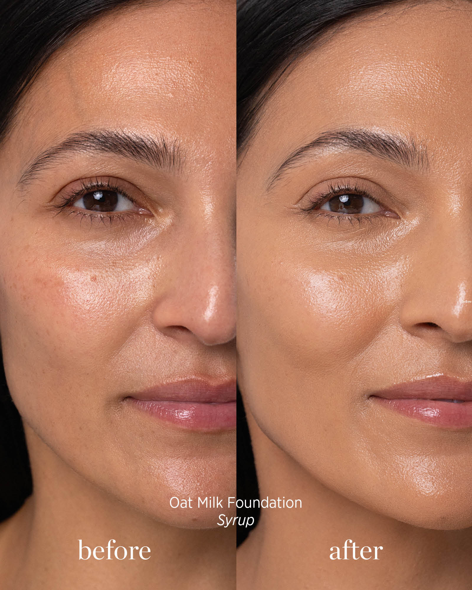 Oat Milk Natural Dewy Liquid Foundation | Lightweight Buildable Coverage