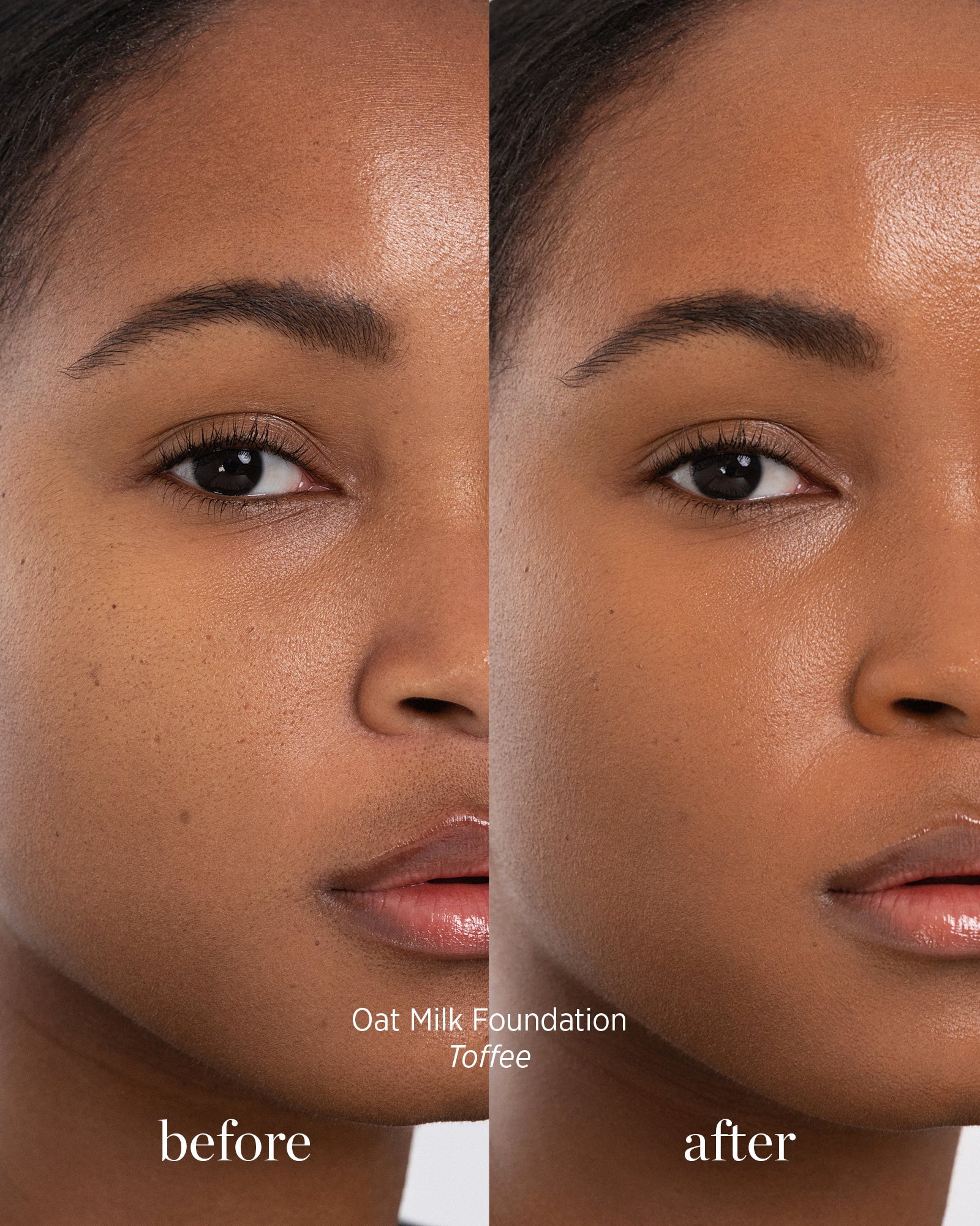 Oat Milk Natural Dewy Liquid Foundation | Lightweight Buildable Coverage