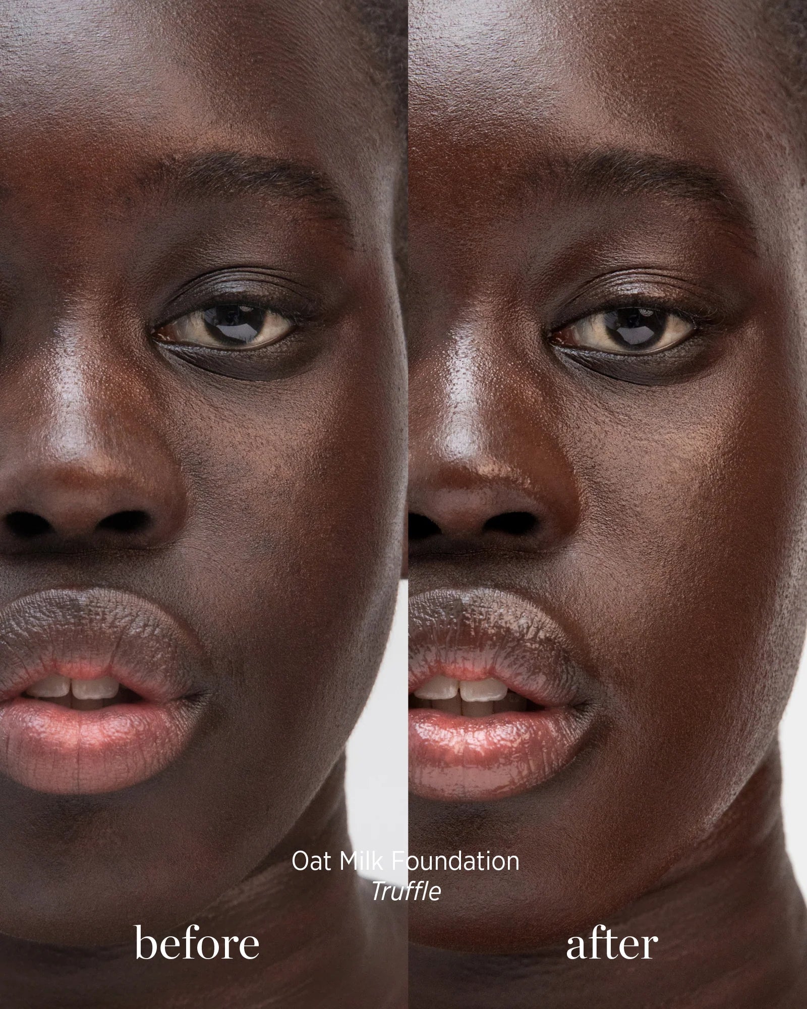 Oat Milk Natural Dewy Liquid Foundation | Lightweight Buildable Coverage