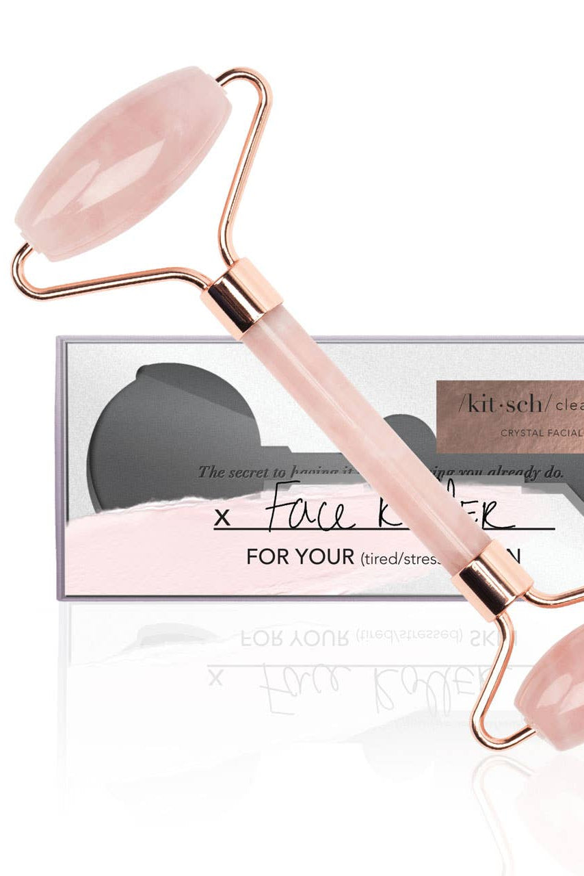 Rose Quartz Crystal Facial Roller