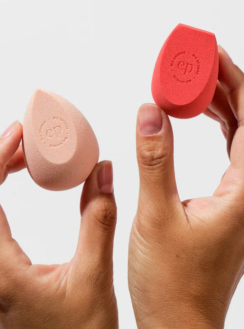 biodegradable plant based makeup sponge duo

compostable vegan beauty sponge for foundation

eco friendly beauty blender alternative

sustainable zero waste makeup tool