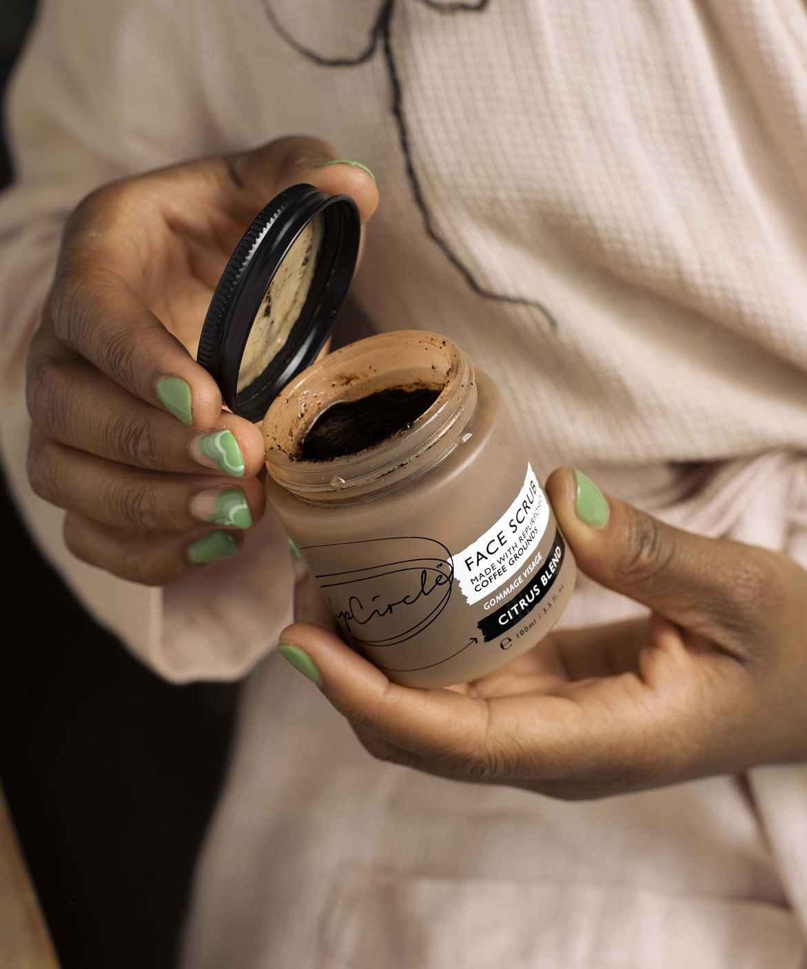 Natural Coffee Face Scrub for Dry & Dehydrated Skin