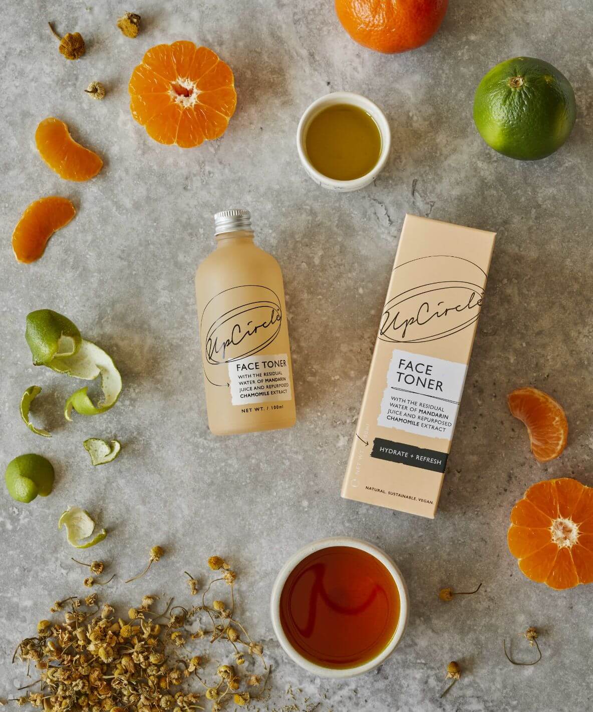 Hydrating Chamomile Face Toner with Hyaluronic Acid | Vegan & Clean Skincare